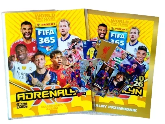 ALBUM na 540 kart GRATIS Limited + karty piłkarskie PANINI FIFA 365 2026