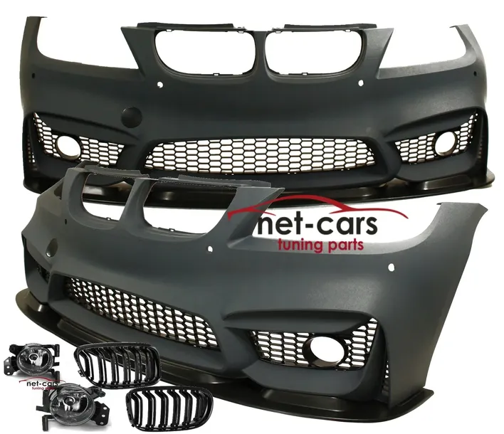 ZDERZAK PRZOD BMW 3 E90 E91 08-12 LCI WZOR M3 M4 F30 PDC SWR HALOGENY GRILL