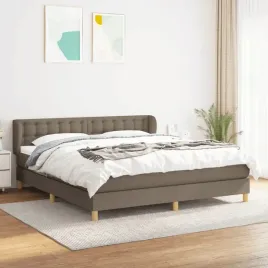 vidaxl-lozko-kontynentalne-z-materacem-taupe-tkanina-180x200-cm