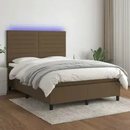 vidaxl-lozko-kontynentalne-z-materacem-brazowe-140x200-cm-tkanina
