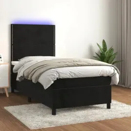vidaxl-lozko-kontynentalne-z-materacem-i-led-czarny-aksamit-80x200-cm