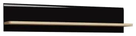 polka-wiszaca-attention-dab-czarny-polysk-140-cm-forte