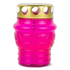 znicz-szklany-zalewany-10-cm-rozowy-dp64-szklany-z-metalowym-kapturkiem
