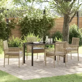 vidaxl-zestaw-do-jadalni-w-ogrodzie-z-poduszka-5-pcs-bezowy-polirattan