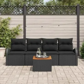 vidaxl-zestaw-sof-na-ogrod-5-pcs-czarny-polirattan