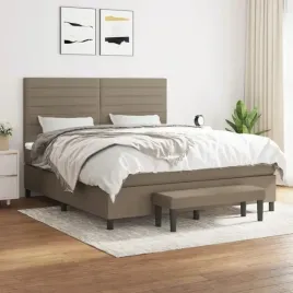 vidaxl-lozko-kontynentalne-z-materacem-taupe-tkanina-180x200-cm