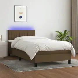 vidaxl-lozko-kontynentalne-z-materacem-brazowe-100x200-cm-tkanina