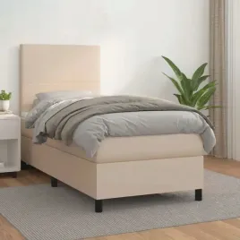 vidaxl-lozko-kontynentalne-z-materacem-cappuccino-ekoskora-90x190-cm
