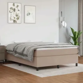 vidaxl-rama-lozka-cappuccino-140x190-cm-obita-sztuczna-skora