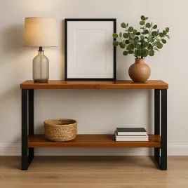 konsola-loftowa-80x120-drewno-i-metal-harbor-industrialna-kolor-kasztan