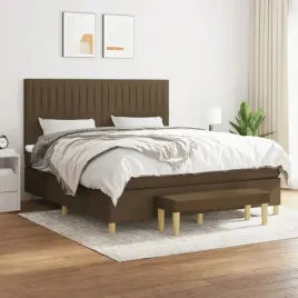 vidaxl-lozko-kontynentalne-z-materacem-brazowe-tkanina-180x200-cm