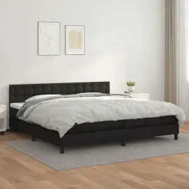 vidaxl-lozko-kontynentalne-z-materacem-czarne-ekoskora-200x200-cm
