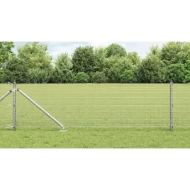 vidaxl-ogrodzenie-z-slupkami-srebrny-0-4-x-25-m-stal