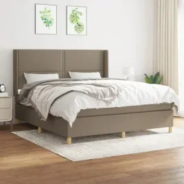 vidaxl-lozko-kontynentalne-z-materacem-taupe-tkanina-180x200-cm