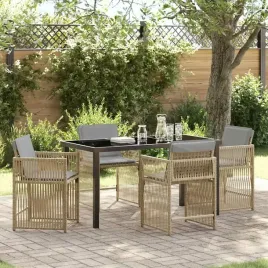 vidaxl-zestaw-do-jadalni-w-ogrodzie-5-pcs-bezowy-polirattan