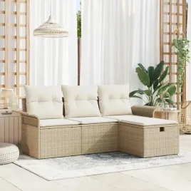 vidaxl-zestaw-sof-na-ogrod-z-poduszka-4-pcs-bezowy-polirattan
