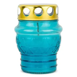 znicz-szklany-zalewany-10-cm-niebieski-dp64-szklany-z-metalowym-kapturkiem