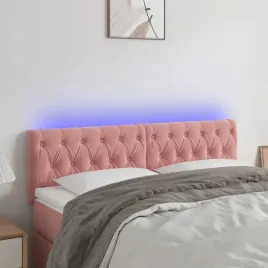 vidaxl-zaglowek-do-lozka-z-led-rozowy-144x7x78-88-cm-aksamit