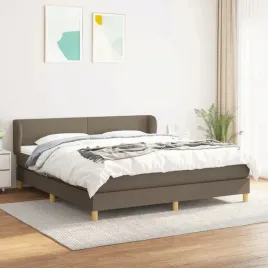 vidaxl-lozko-kontynentalne-z-materacem-taupe-tkanina-180x200-cm