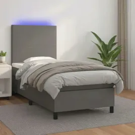 vidaxl-lozko-kontynentalne-z-materacem-i-led-szara-ekoskora-90x190-cm