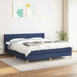 vidaxl-lozko-kontynentalne-z-materacem-niebieskie-tkanina-180x200cm