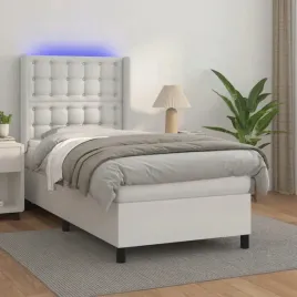 vidaxl-lozko-kontynentalne-z-materacem-i-led-biala-ekoskora-80x200-cm
