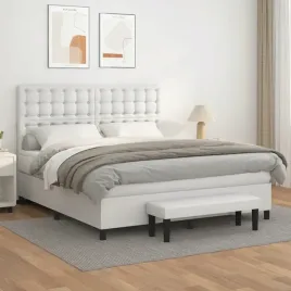 vidaxl-lozko-kontynentalne-z-materacem-biale-ekoskora-160x200-cm