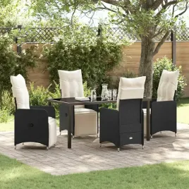 vidaxl-zestaw-do-jadalni-w-ogrodzie-z-poduszka-5-pcs-czarny-polirattan