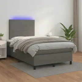 vidaxl-lozko-kontynentalne-z-materacem-i-led-szara-ekoskora-120x200cm