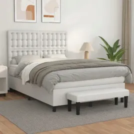 vidaxl-lozko-kontynentalne-z-materacem-biale-ekoskora-140x190-cm
