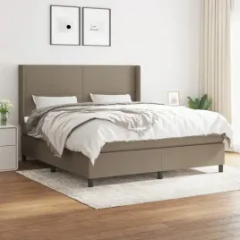 vidaxl-lozko-kontynentalne-z-materacem-taupe-tkanina-180x200-cm