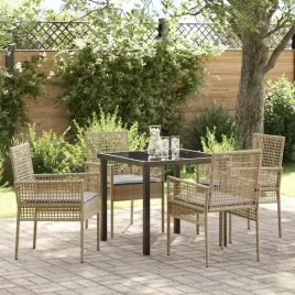 vidaxl-zestaw-do-jadalni-w-ogrodzie-z-poduszka-5-pcs-bezowy-polirattan