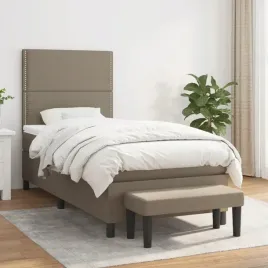 vidaxl-lozko-kontynentalne-z-materacem-taupe-tkanina-90x200-cm