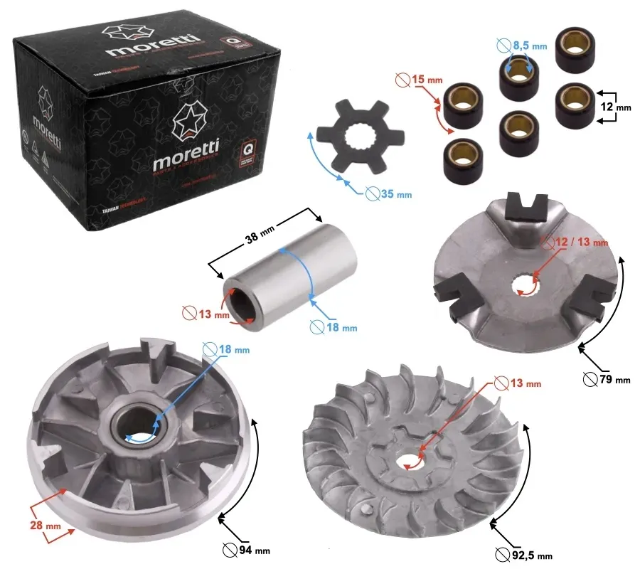wariator-moretti-sr-13mm-do-skutera-falcon-stan-nowy
