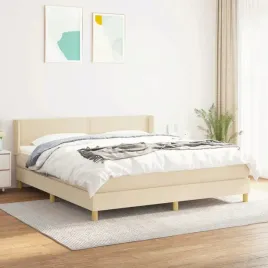 vidaxl-lozko-kontynentalne-z-materacem-kremowe-tkanina-180x200-cm
