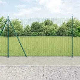 vidaxl-ogrodzenie-z-slupkami-zielony-1-4-x-25-m-stal