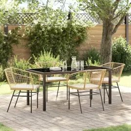 vidaxl-zestaw-do-jadalni-w-ogrodzie-5-pcs-brazowy-polirattan