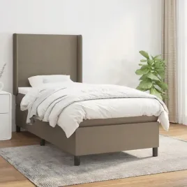 vidaxl-lozko-kontynentalne-z-materacem-taupe-tkanina-90x190-cm