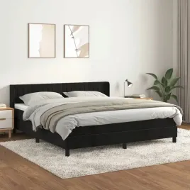 vidaxl-lozko-kontynentalne-z-materacem-czarne-160x200-cm-aksamit