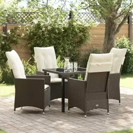 vidaxl-zestaw-do-jadalni-w-ogrodzie-5-pcs-brazowy-polirattan