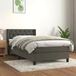 vidaxl-lozko-kontynentalne-z-materacem-ciemnoszary-aksamit-80x200-cm