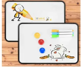 tablica-suchoscieralna-mala-biala-do-pisania-mazaki-gabka-magnesy-zestaw-13