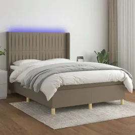 vidaxl-lozko-kontynentalne-z-materacem-taupe-140x190-cm-tkanina