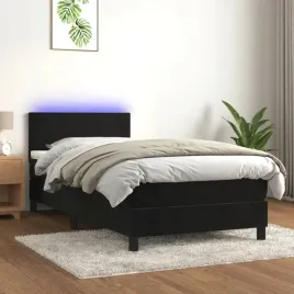 vidaxl-lozko-kontynentalne-z-materacem-i-led-czarny-aksamit-80x200-cm