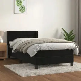 vidaxl-lozko-kontynentalne-z-materacem-czarne-aksamit-80x200-cm