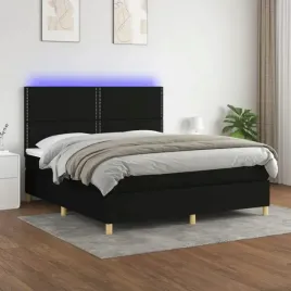 vidaxl-lozko-kontynentalne-z-materacem-czarne-160x200-cm-tkanina