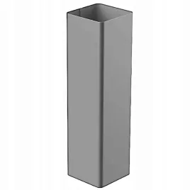 galeco-stal2-ciemnosrebrny-80x80-rura-spustowa-pionowa-1mb-ral9007