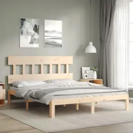 vidaxl-rama-lozka-bez-materaca-160x200-cm-lite-drewno-sosnowe