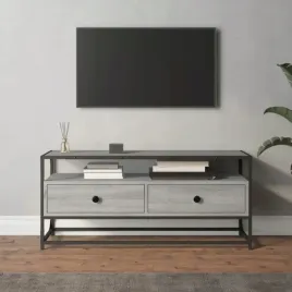 vidaxl-szafka-pod-tv-szary-dab-sonoma-100x35x45-cm