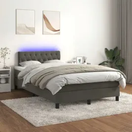 vidaxl-lozko-kontynentalne-z-materacem-i-led-szary-aksamit-120x200cm